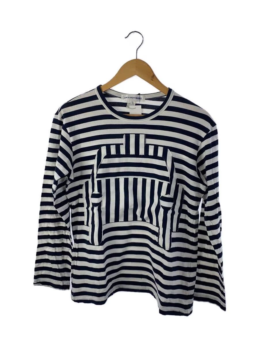 Comme des Garcons × Comme des Garcons SHIRT Taxi Striped Long Sleeve Tee Size US L / EU 52-54 / 3 - 1 Thumbnail