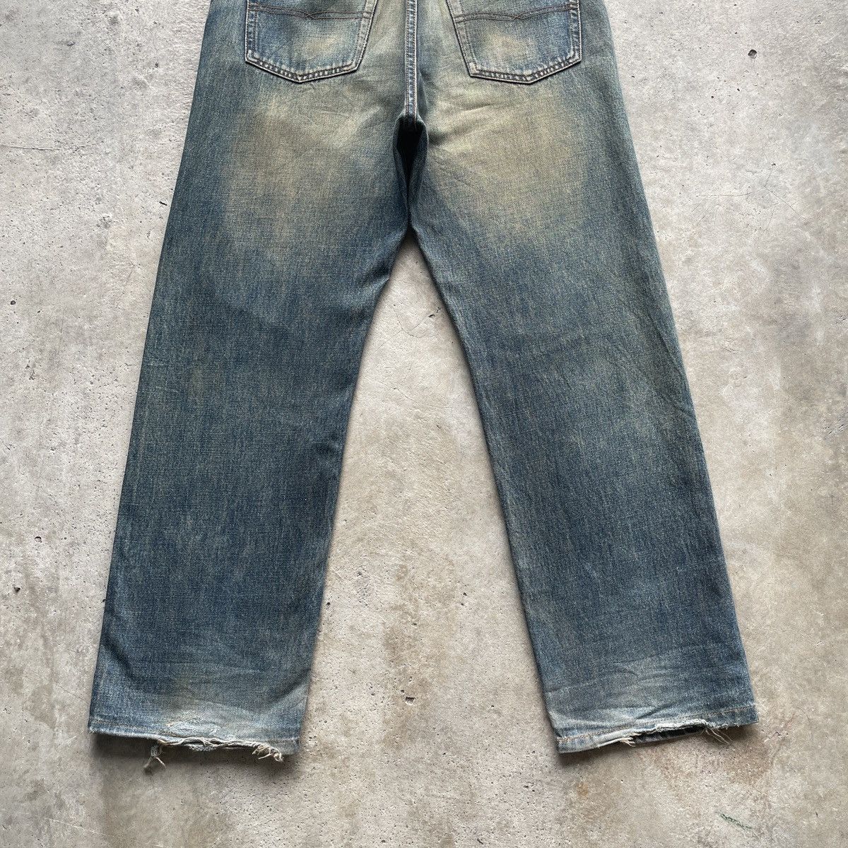 Japanese Brand × Jean Vintage Japan Rusty Jeans Faded Denim Pants W31x28.5 Size US 31 - 10 Thumbnail