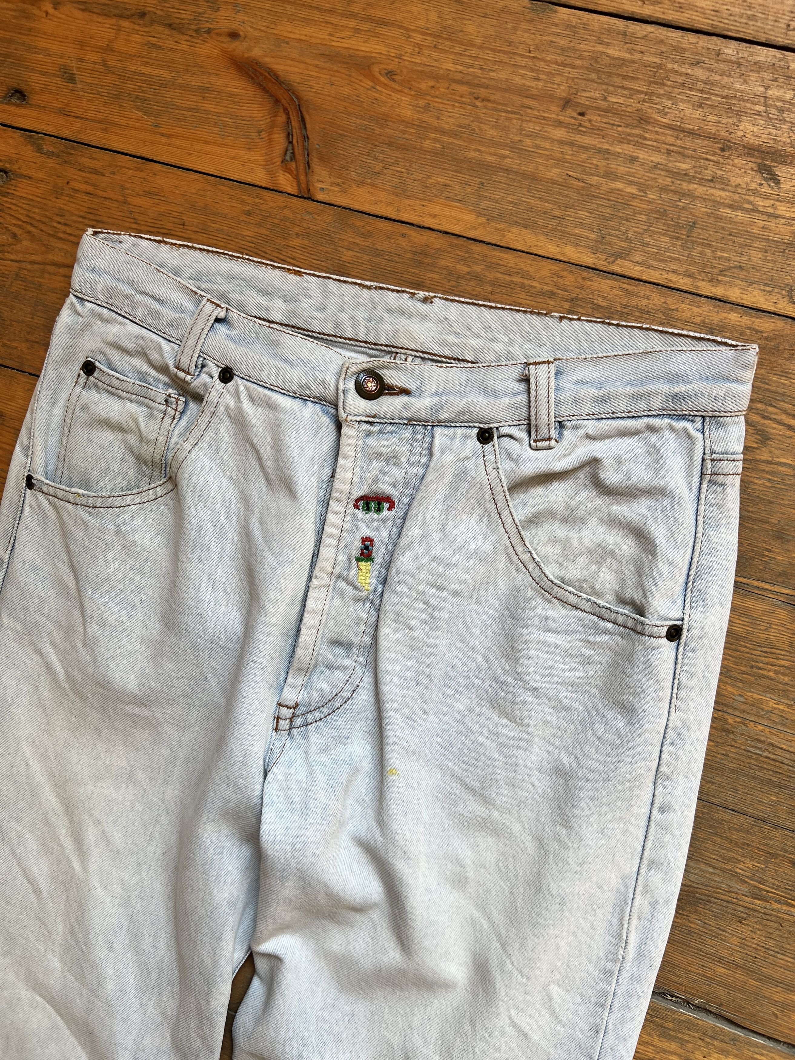 Denime × Unsound Rags × Vintage Neptun Vintage Heavy Baggie Denim Jeans Pants Size US 30 / EU 46 - 5 Thumbnail