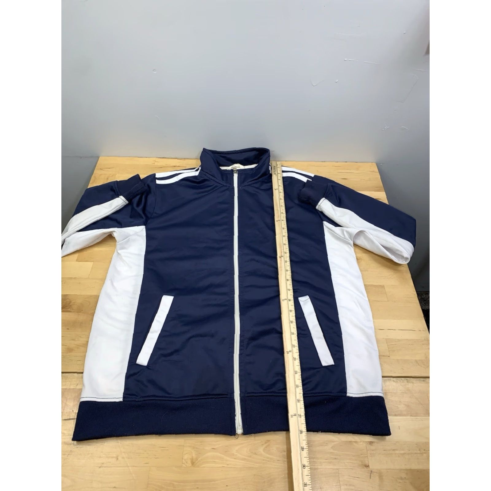 Phat Farm VINTAGE Phat Farm Track Jacket Mens M Blue Full Zip Y2K 11410 Size US M / EU 48-50 / 2 - 4 Thumbnail