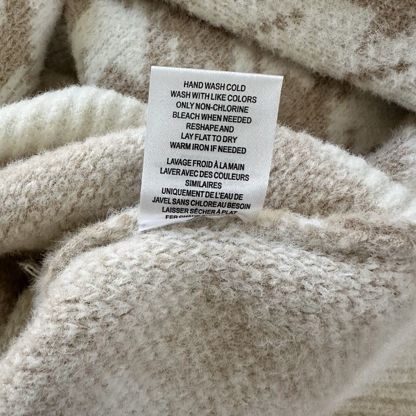 Z Supply Z Supply Houndstooth Women Crew Sweater Sandstone XS NWT Size XS / US 0-2 / IT 36-38 - 11 Thumbnail