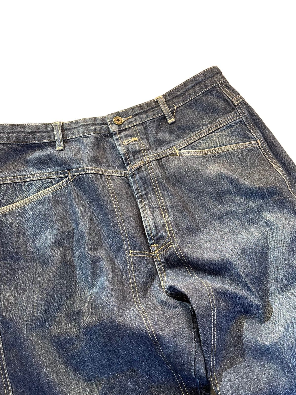 Marithe + Francois Girbaud × Vintage 90s Marithe Francois Girbaud Denim Jeans Size US 34 / EU 50 - 3 Thumbnail