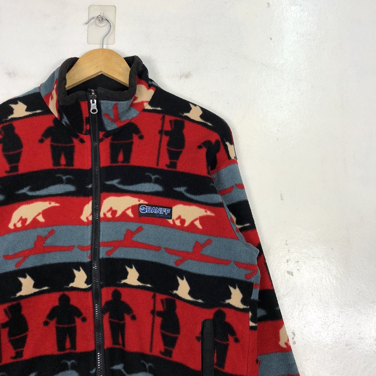 Other × Vintage Vintage Baff Abstract Crazy Design Fleece Jackets Size US M / EU 48-50 / 2 - 5 Thumbnail