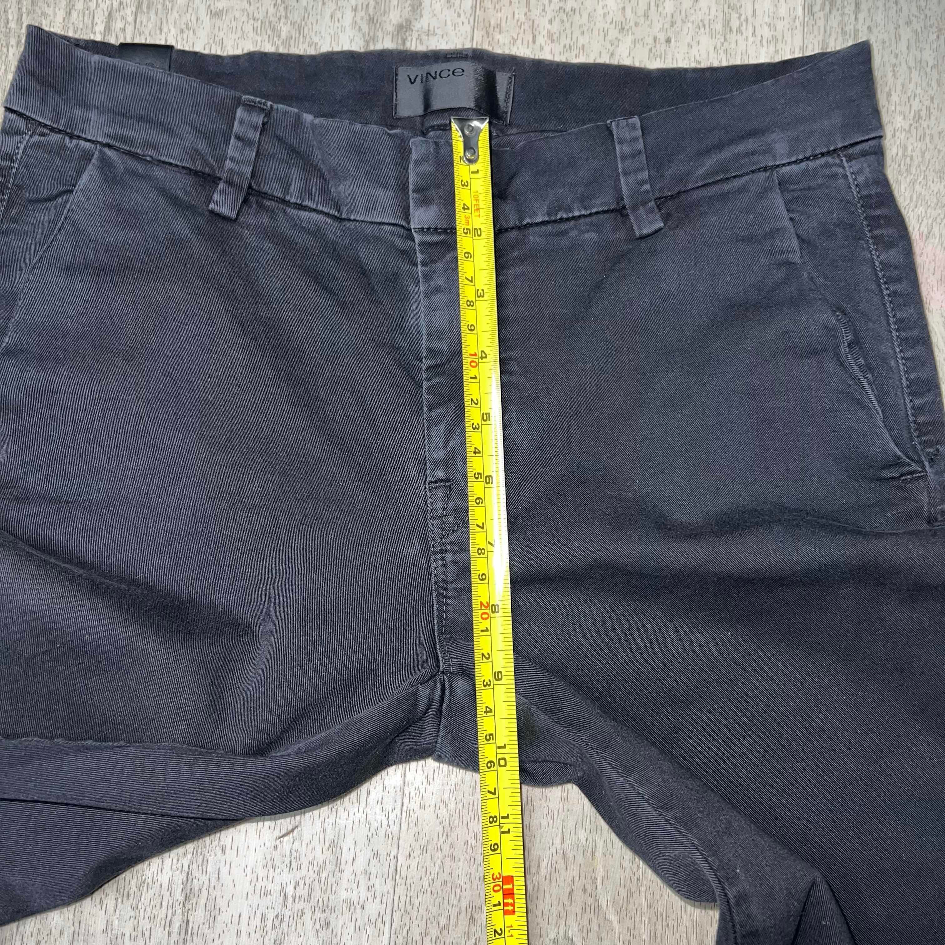 Vince Vince. Straight Leg Faded Black Skinny Pants Grunge Style Je Size 27" / US 4 / IT 40 - 6 Thumbnail