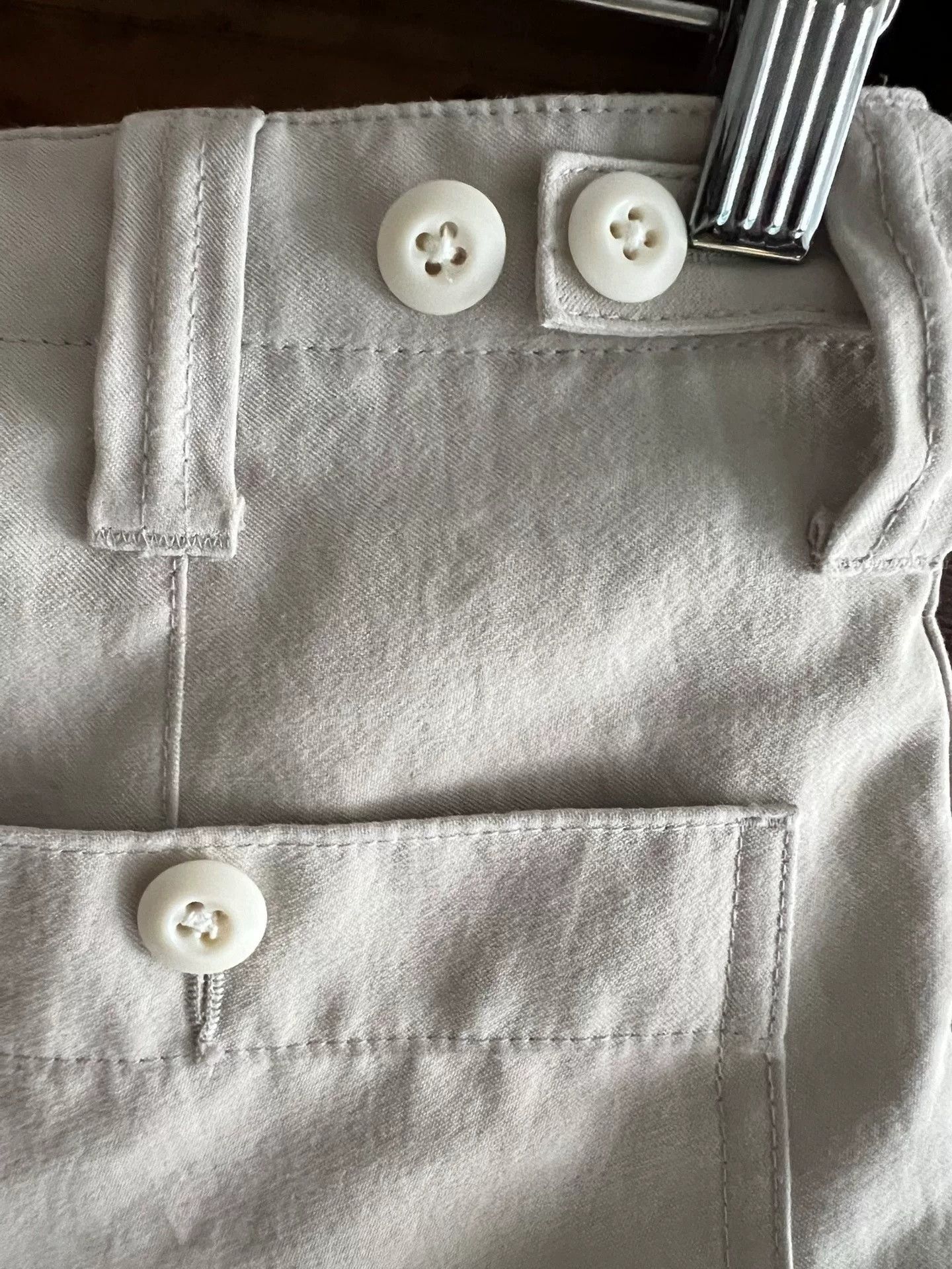 Nanamica Nanamica Light White Cargo Shorts Size US 32 / EU 48 - 5 Thumbnail