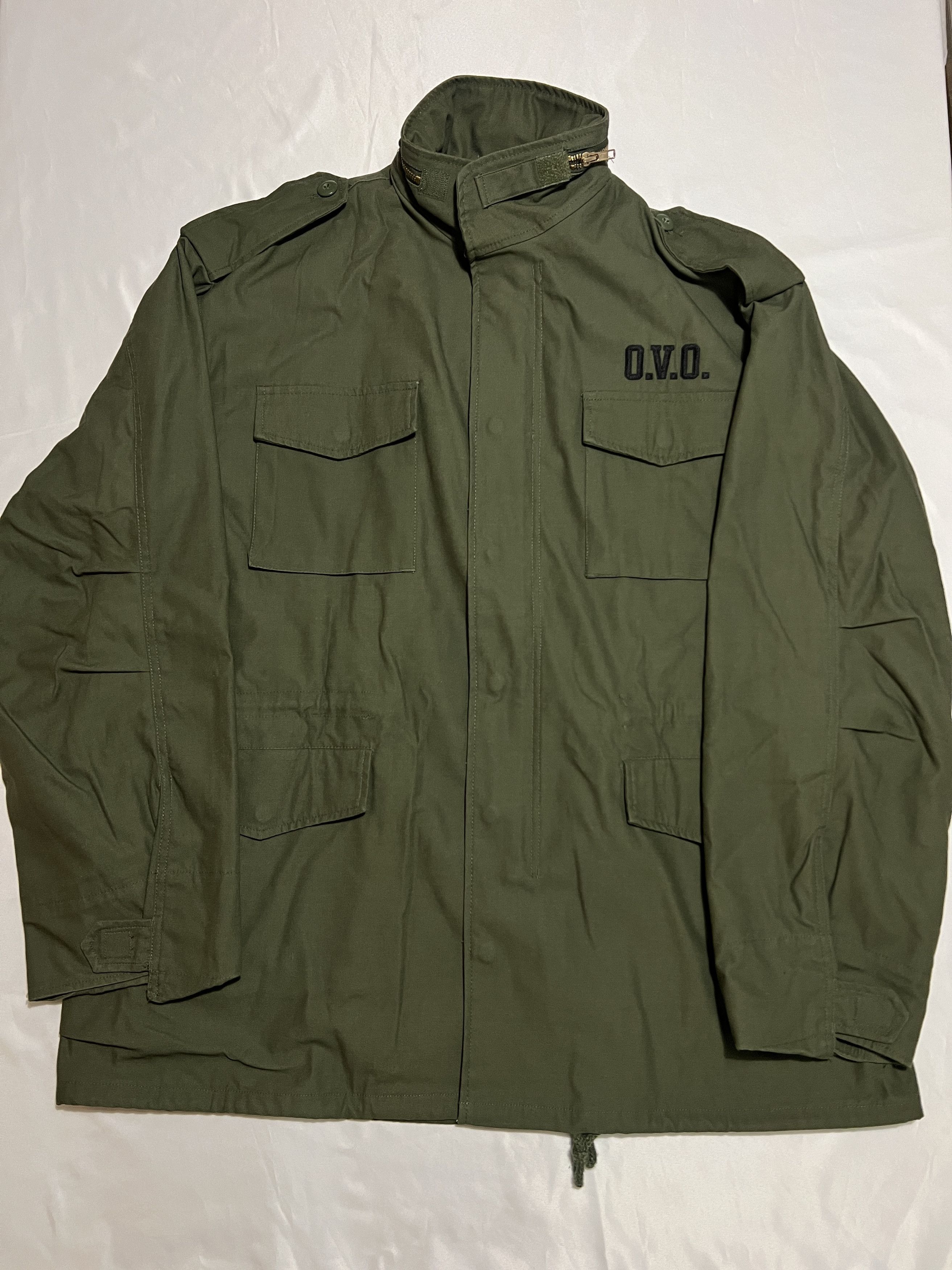 Drake Takashi Murakami x OVO M65 Coach Jacket Military Green Size US XL / EU 56 / 4 - 5 Thumbnail