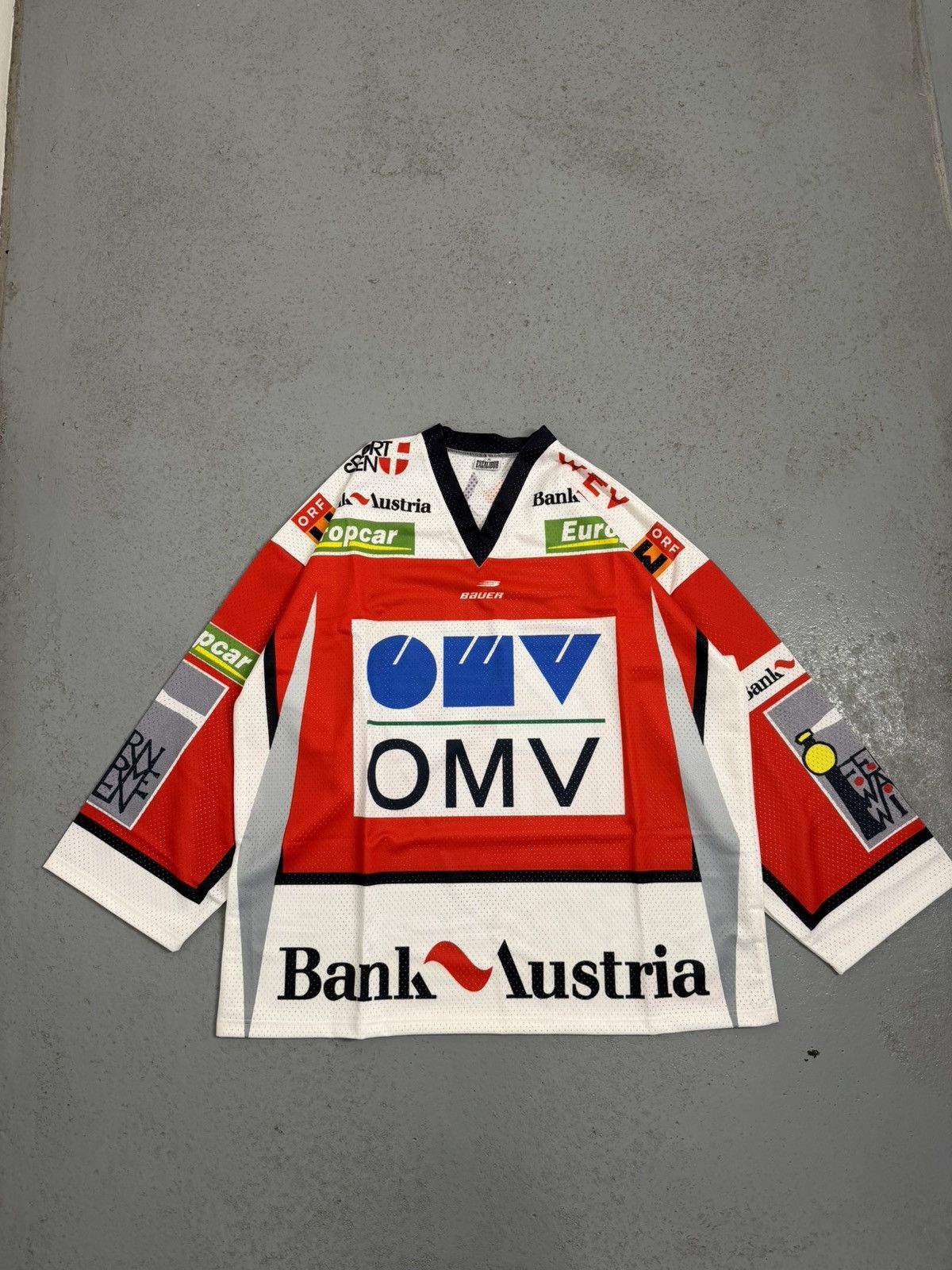 Vintage Austria NHL Bauer OMV Siedl 25 Jersey