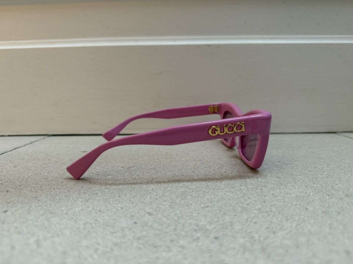 Gucci Gucci rectangle frame pink sunglasses Size ONE SIZE - 6 Thumbnail