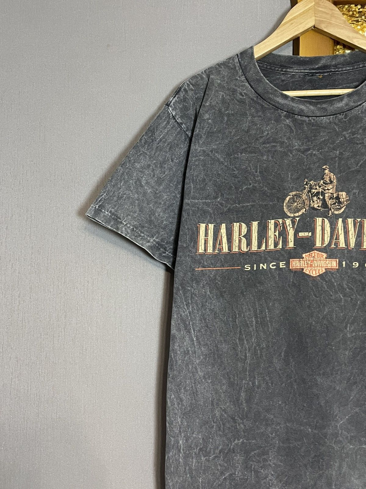 Harley Davidson × Vintage × West Coast Choppers Vintage 2001 Harley Davidson Washed Faded T-shirt Size US L / EU 52-54 / 3 - 5 Thumbnail