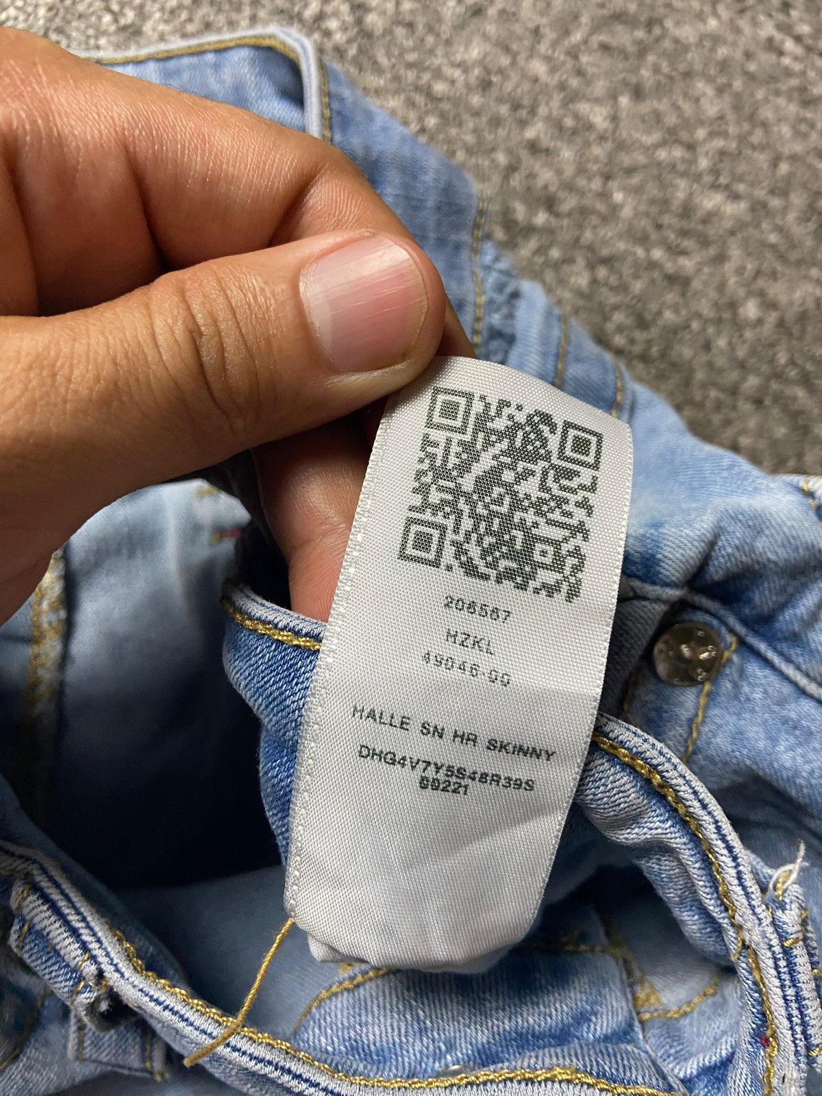 True Religion True Religion High Rise Super Skinny Jeans (144) Size US 31 - 3 Thumbnail