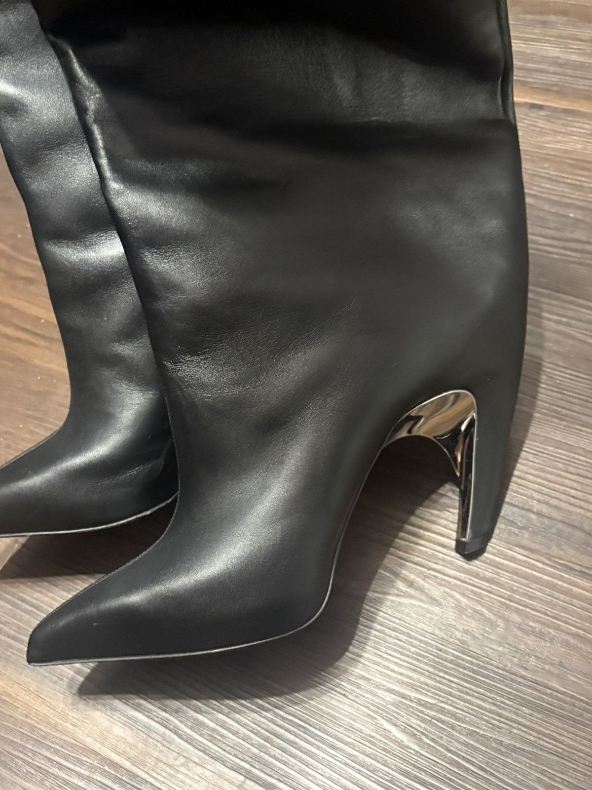 Alexander McQueen Alexander McQueen over the knee armadillo boots Size US 8 / IT 38 - 5 Thumbnail