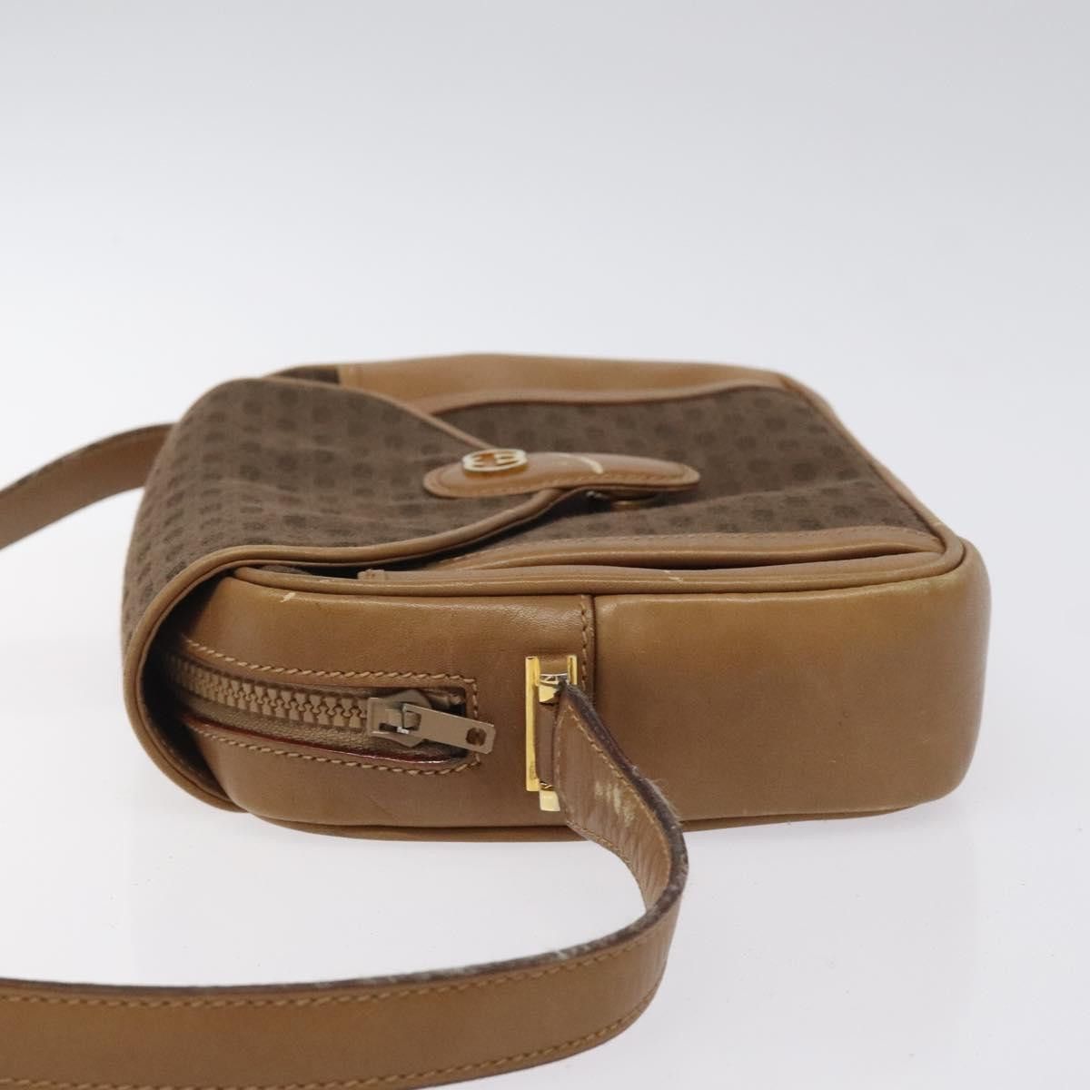 Gucci GUCCI Micro GG Canvas Shoulder Bag Brown Gold Size ONE SIZE - 5 Thumbnail