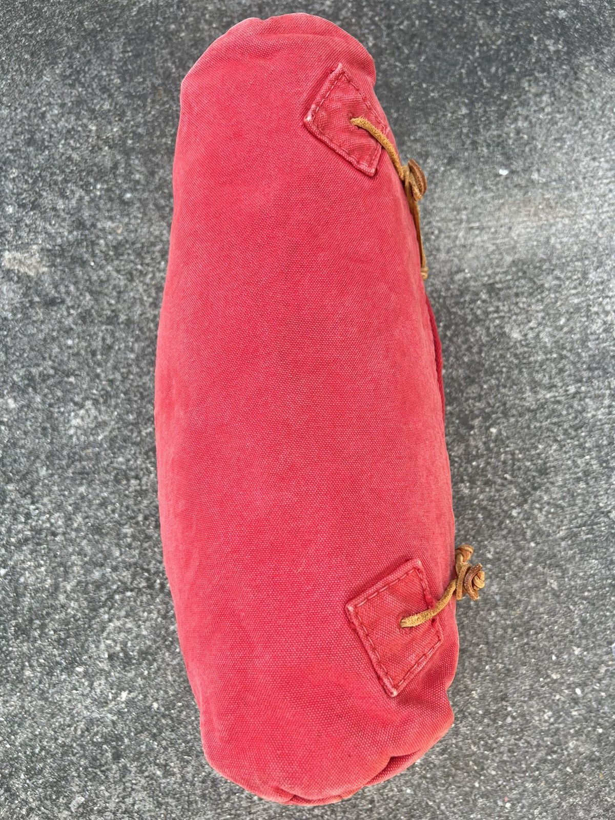 45rpm Vintage 45rpm Japan Fade Red Duck Cotton Messenger Bag Size ONE SIZE - 8 Thumbnail