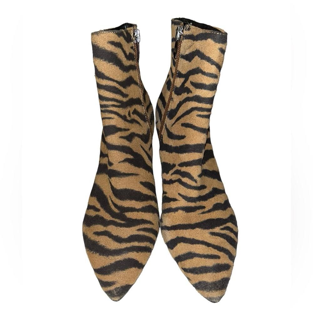 Designer Marc Fisher l Parana Tiger Striped Booties Size 6 Size US 6 / IT 36 - 3 Thumbnail