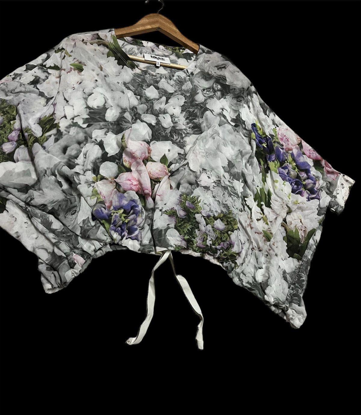 Designer × Maison Margiela 🔥Maison Martin Margiela MM6 Women Floral Oversize Blouse Size S / US 4 / IT 40 - 2 Thumbnail