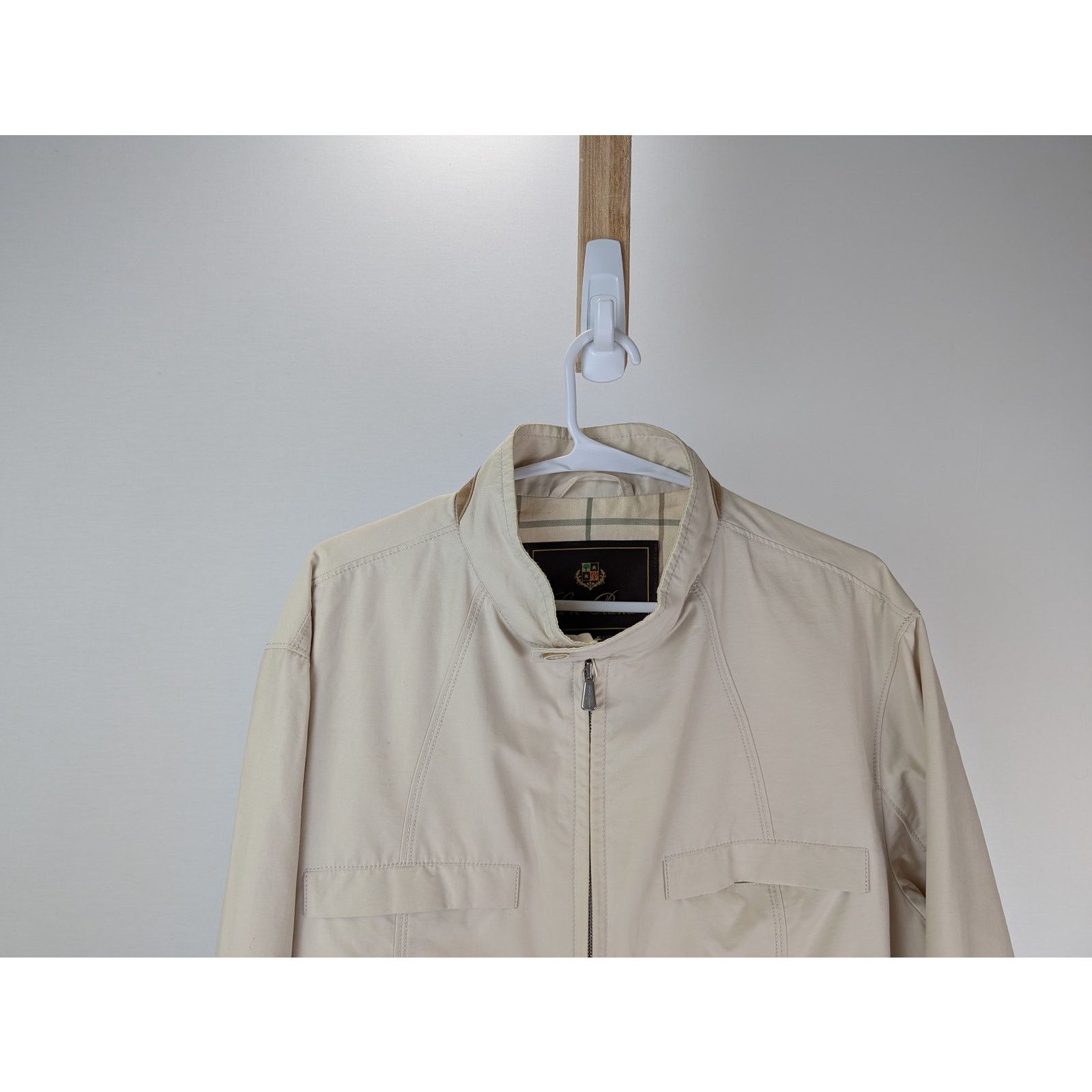 Loro Piana o1rshd1 CC20 Vestes Blousons Jacket in Beige Size US M / EU 48-50 / 2 - 2 Thumbnail