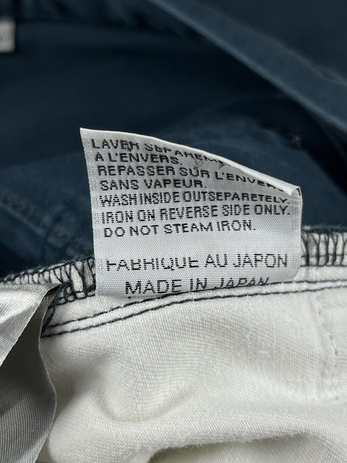 Dior Dior Homme Blue Cotton Stretch Jeans Size US 30 / EU 46 - 10 Thumbnail