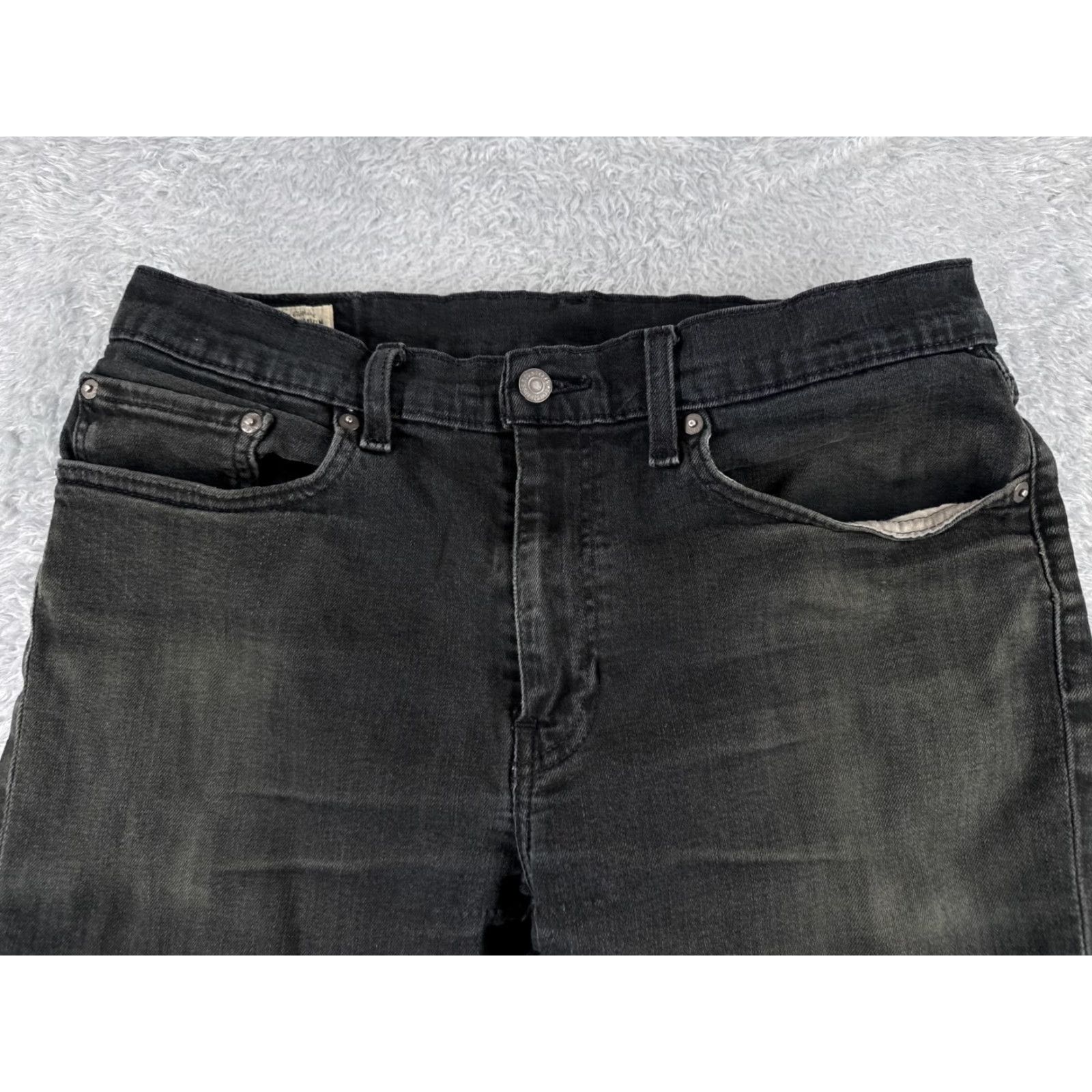Levi's Levis Jeans Adult 34 Black Denim 511 Cotton Blend Premium Zip 33x28 Big E Mens Size US 34 / EU 50 - 4 Thumbnail