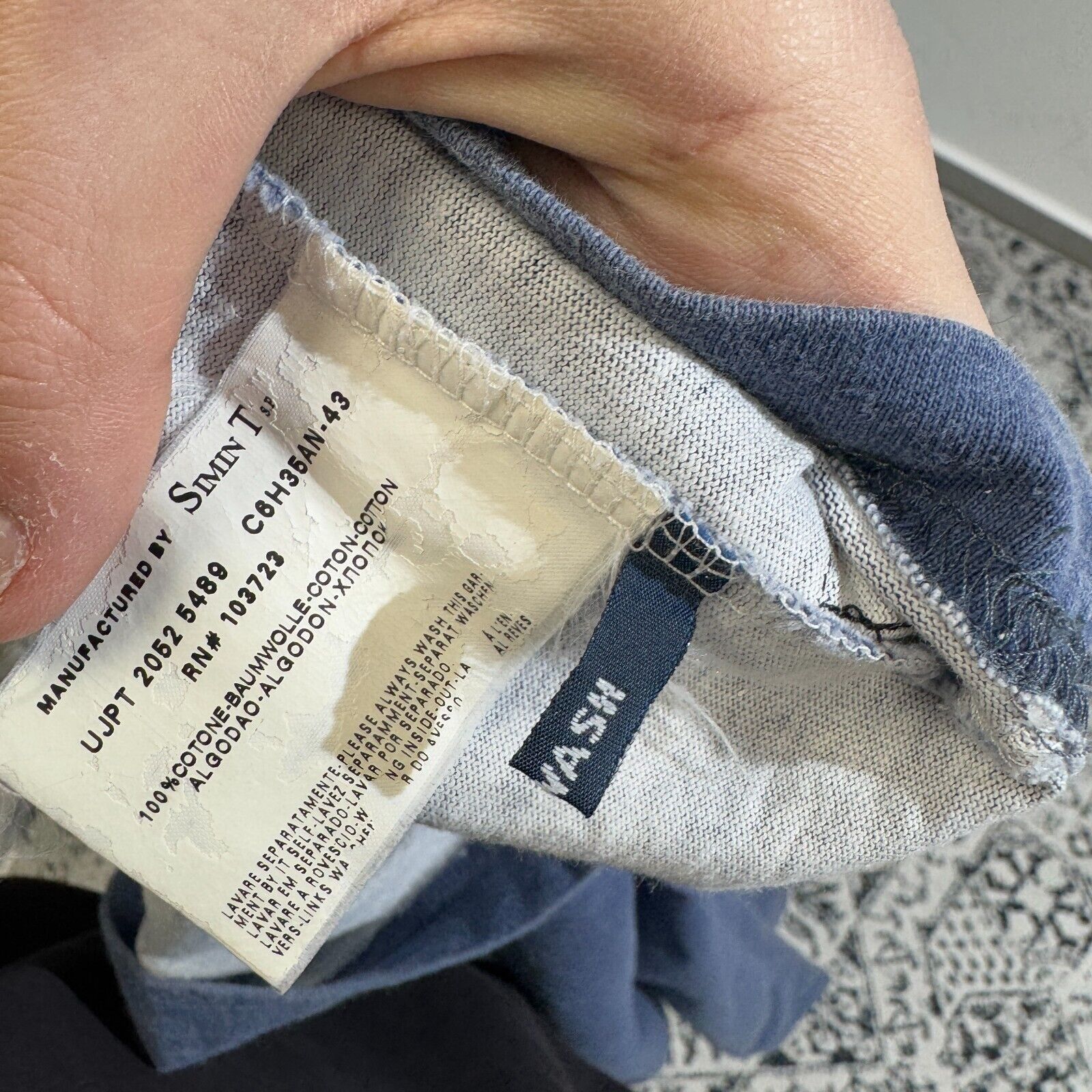 Vintage Vintage Armani Jeans Blue Navy Cotton Longsleeve Size XXL Size US XXL / EU 58 / 5 - 10 Thumbnail