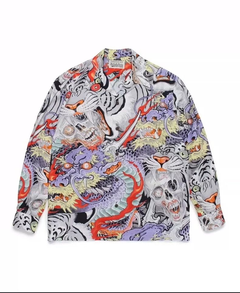 Wacko Maria Wacko Maria Dragon and Tiger Shirt Size US M / EU 48-50 / 2 - 2 Thumbnail