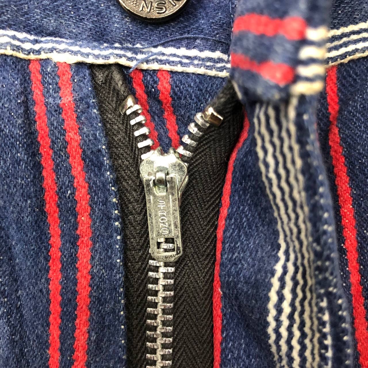 Other P439 VTG JONSN USA FLARED STRIPED JEANS Size US 30 / EU 46 - 6 Thumbnail