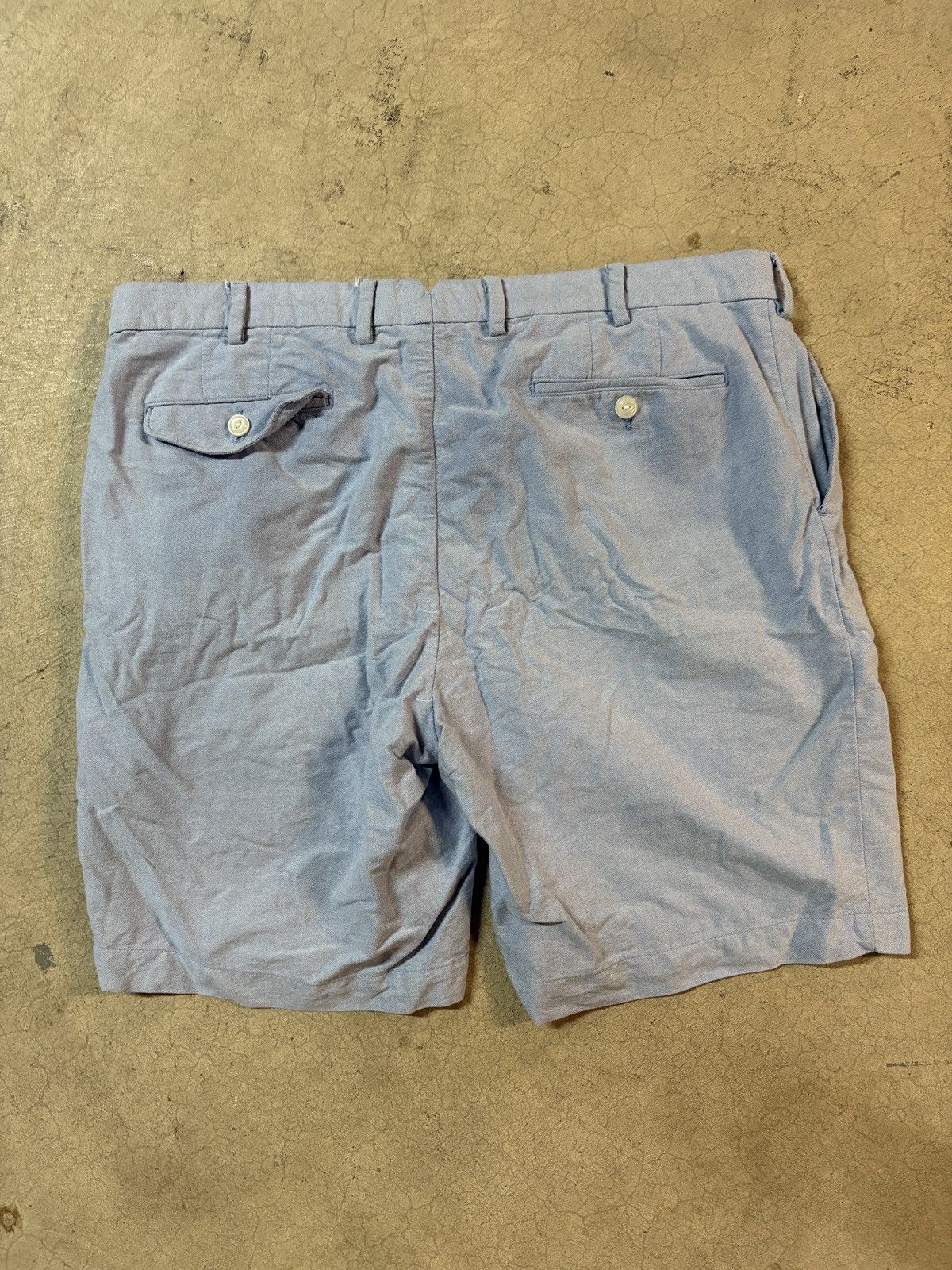 Polo Ralph Lauren Vintage 90s Polo Ralph Lauren Light Blue Chino Shorts 38 Size US 38 / EU 54 - 3 Thumbnail