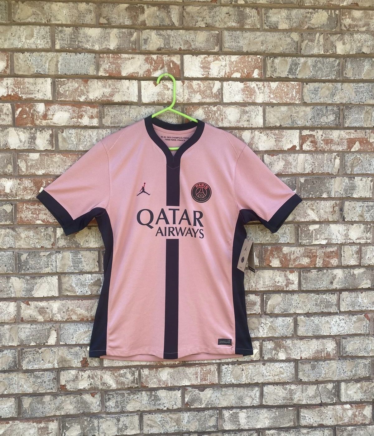 PSG 24/25 Third Jersey Pink/Black Jordan DriFIT Men’s M NWT