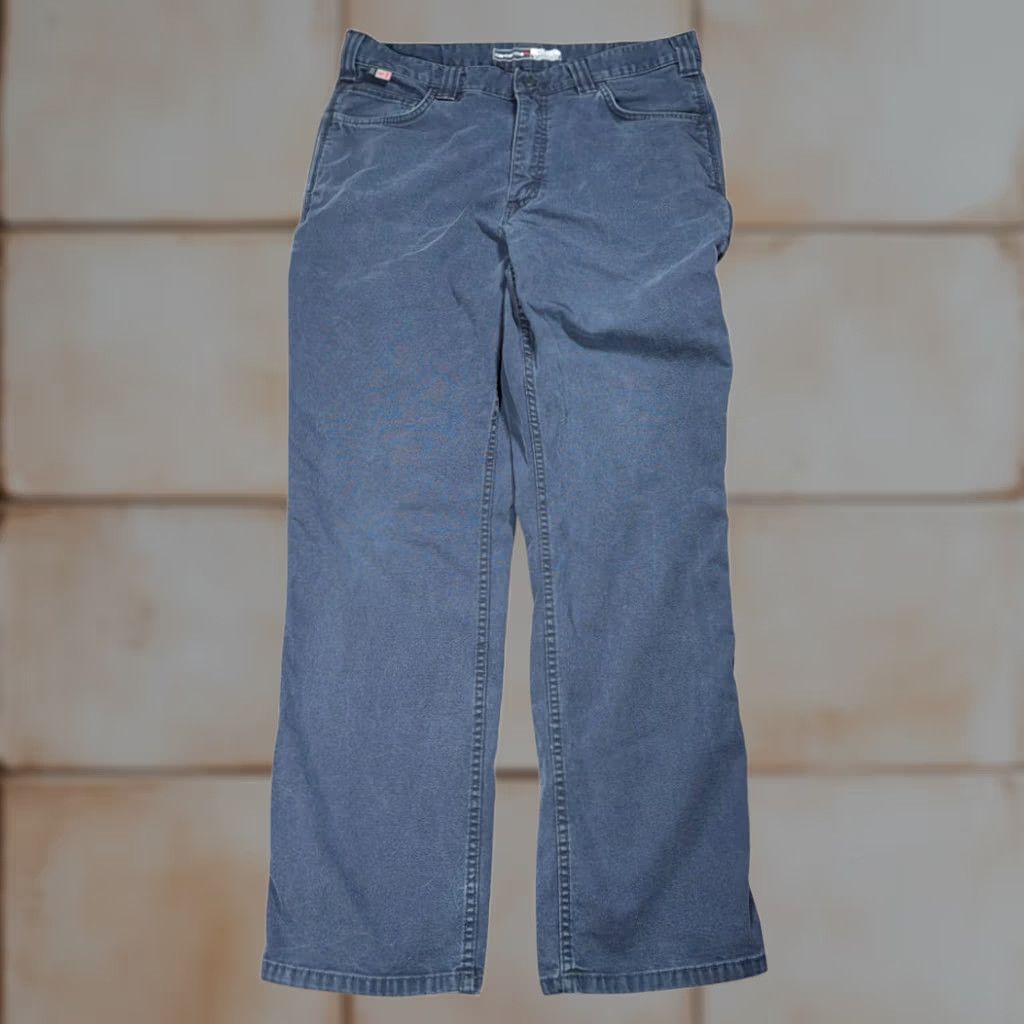 Carhartt Carhartt Pants Mens 34x31 Blue Relaxed Fit FR Utility Workwear Cargo Size US 34 / EU 50 - 1 Thumbnail