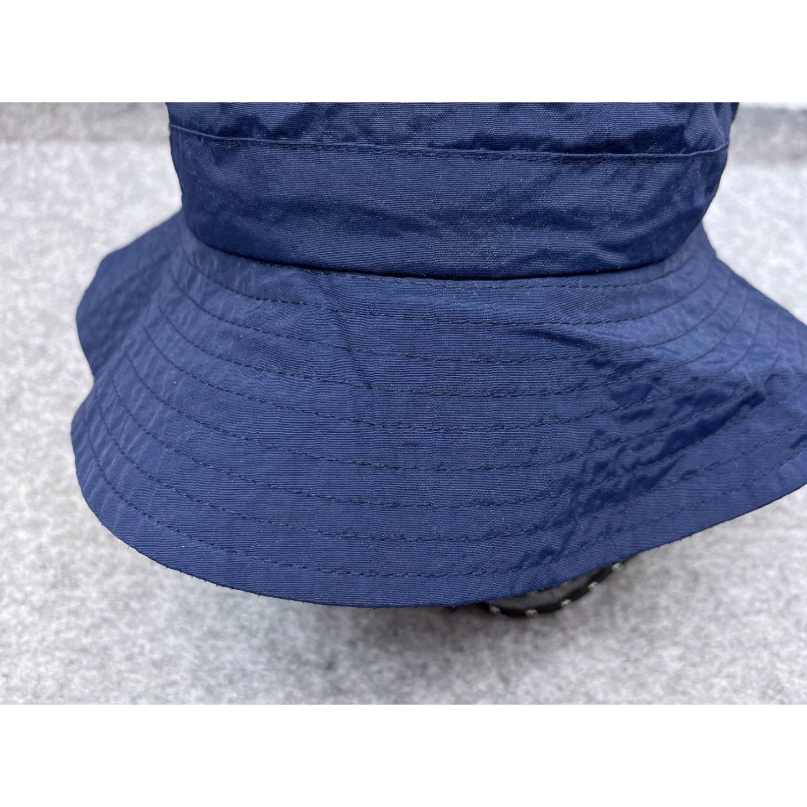 Vintage VINTAGE Bucket Sun Hat Adult One Size Blue 100% Nylon Fish Hunt Camp Hike Outdoors Size ONE SIZE - 3 Thumbnail