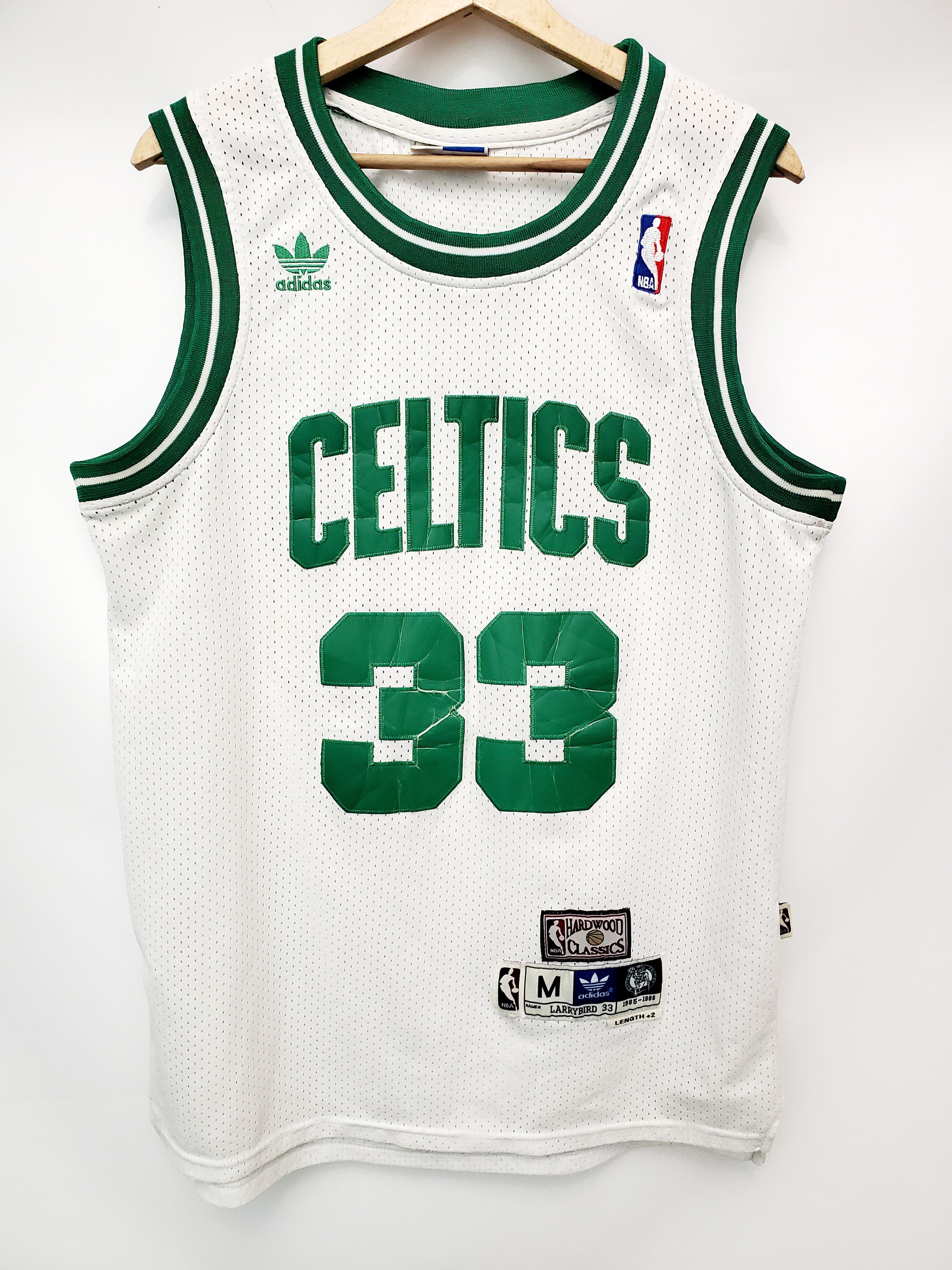 Larry Bird 33 Boston Celtics Adidas Hardwood Classic Jerse