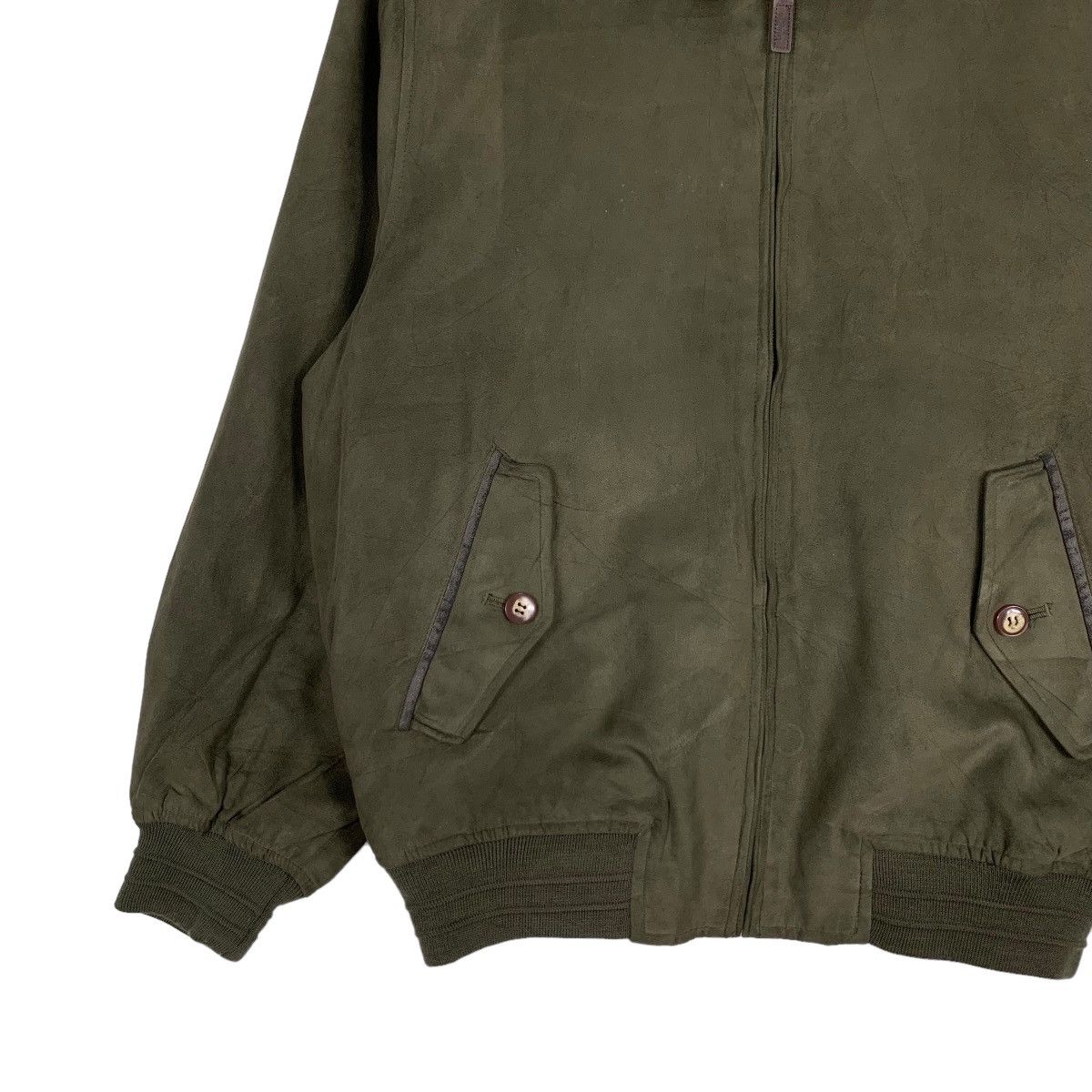 Gianni Valentino GIANNI VALENTINO Olive Green Casual Jacket #1141-C52 Size US M / EU 48-50 / 2 - 3 Thumbnail