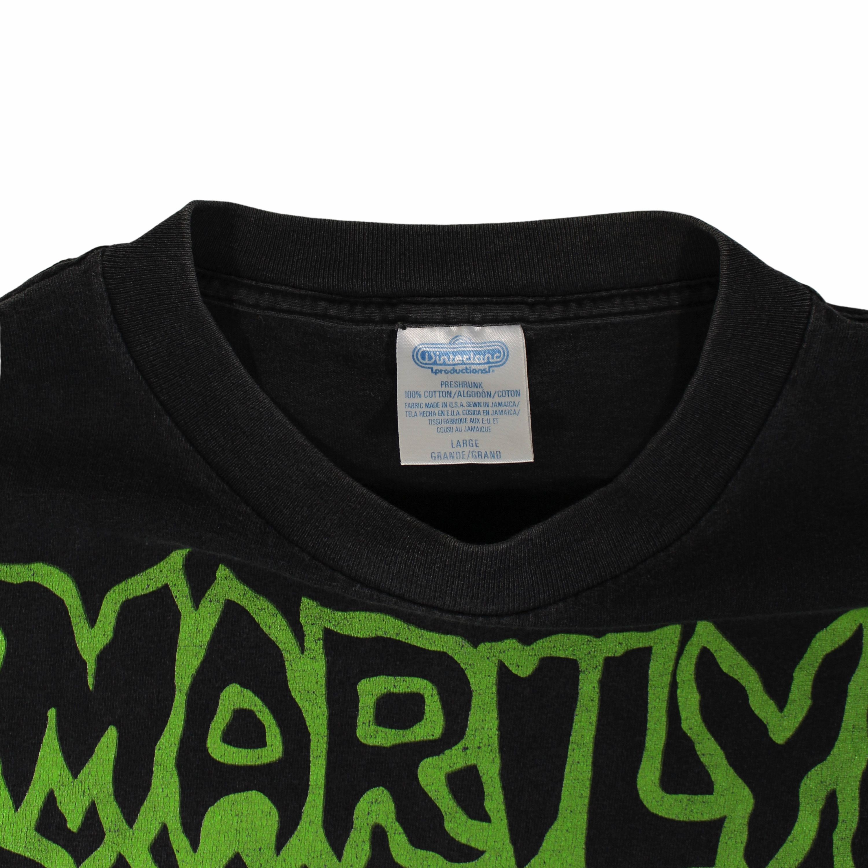 Vintage 1994 Marilyn Manson This Is Your World T-Shirt Size US L / EU 52-54 / 3 - 2 Thumbnail