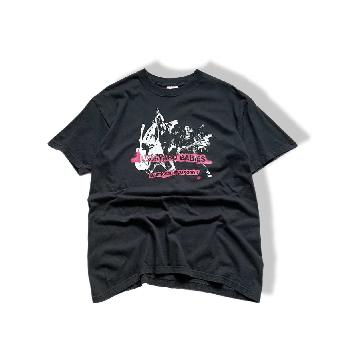 Band Tees Vintage 90s BACKYARD BABIES Swedish Rock Band Shirt Size US L / EU 52-54 / 3 - 1 Thumbnail