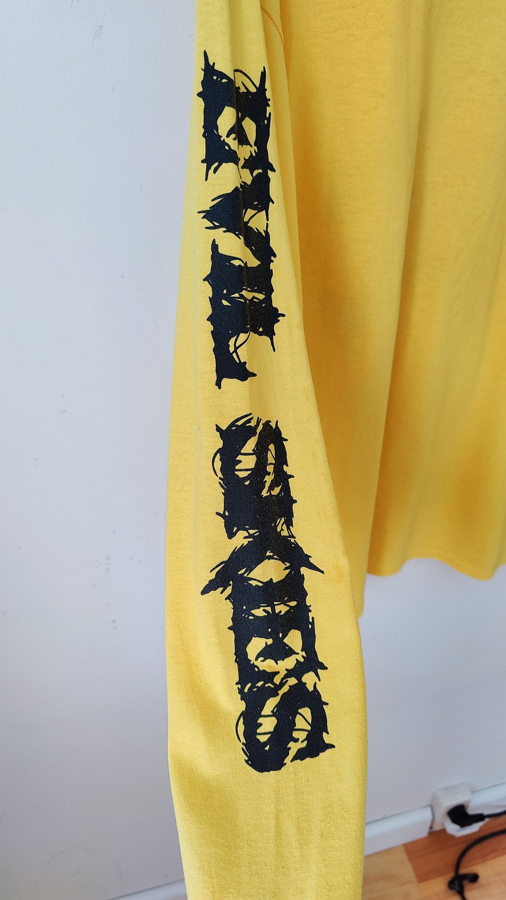 Band Tees Half Evil x Lil Skies 2018 1st Merch Yellow Longsleeve Size US L / EU 52-54 / 3 - 5 Thumbnail