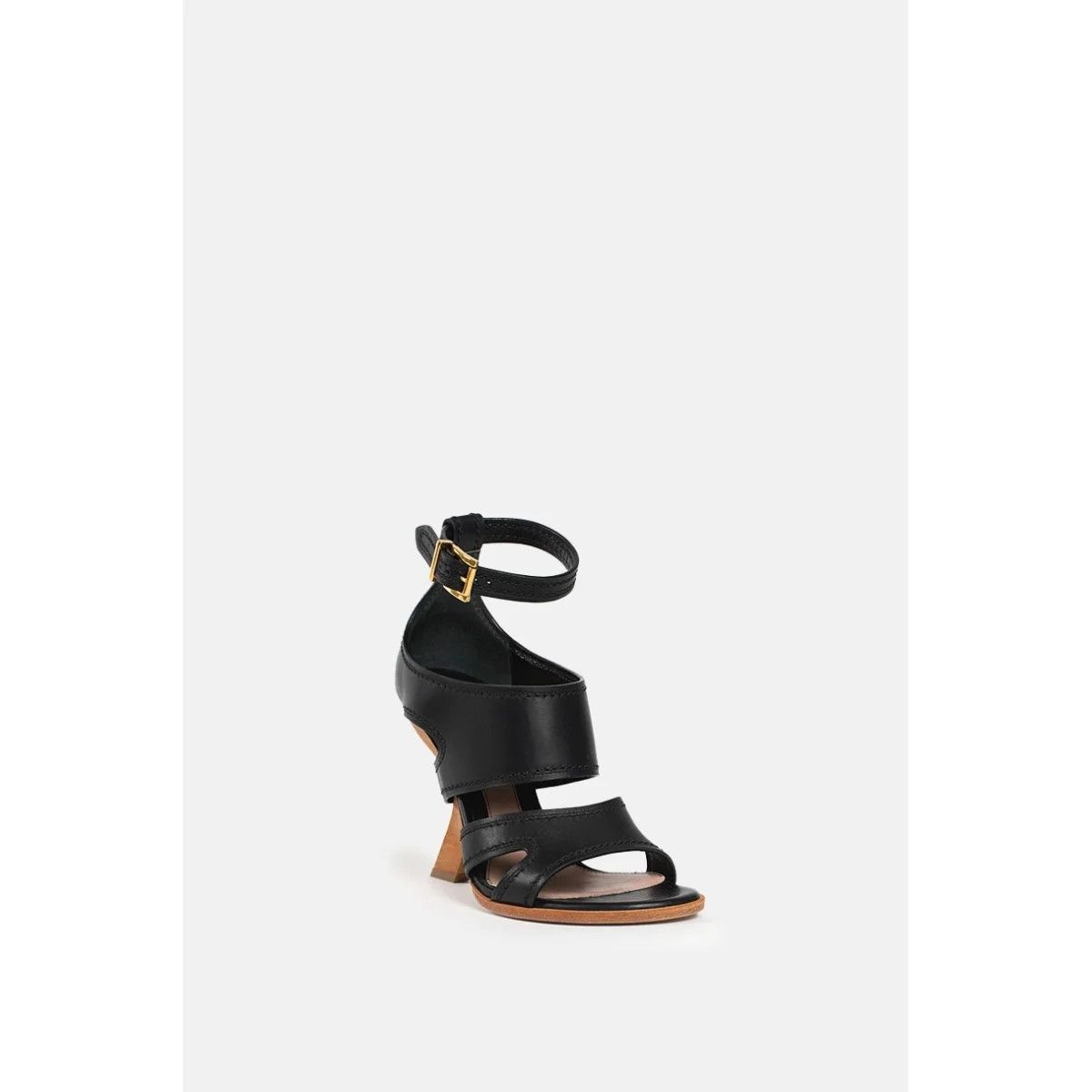 Alexander McQueen o1y0225 Sandals in Black Size US 6 / IT 36 - 2 Thumbnail