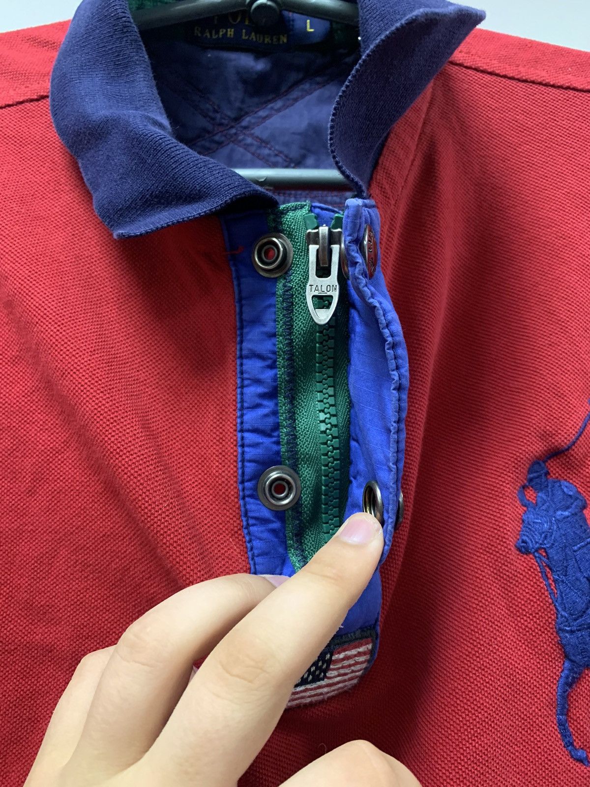 Polo Ralph Lauren × Vintage Polo Ralph Lauren Polo USA Big Pony Chief Keef Style Size US L / EU 52-54 / 3 - 3 Thumbnail
