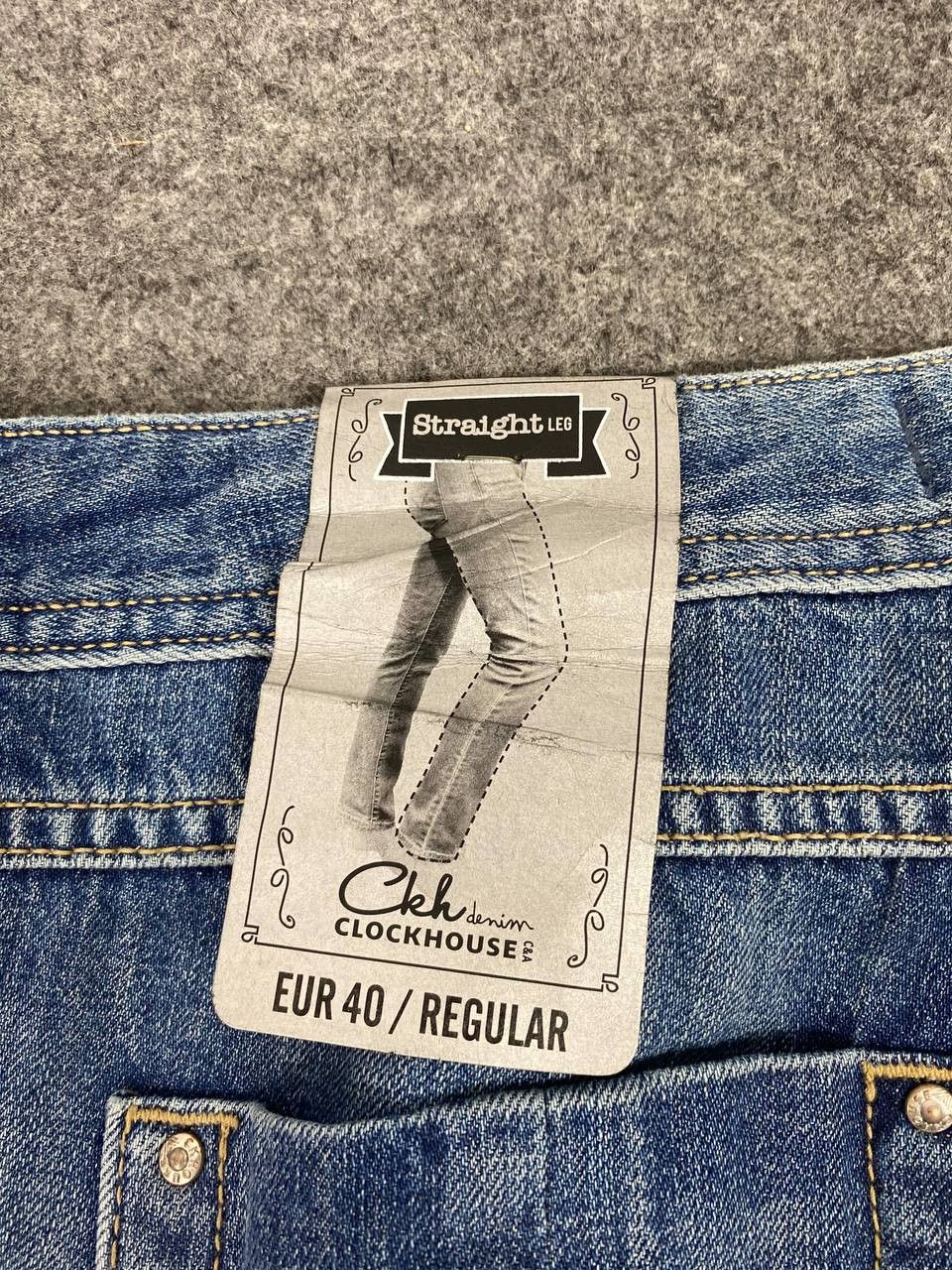 Other clockhouse denim straight cut distressed design Size 34" / US 12 / IT 48 - 5 Thumbnail