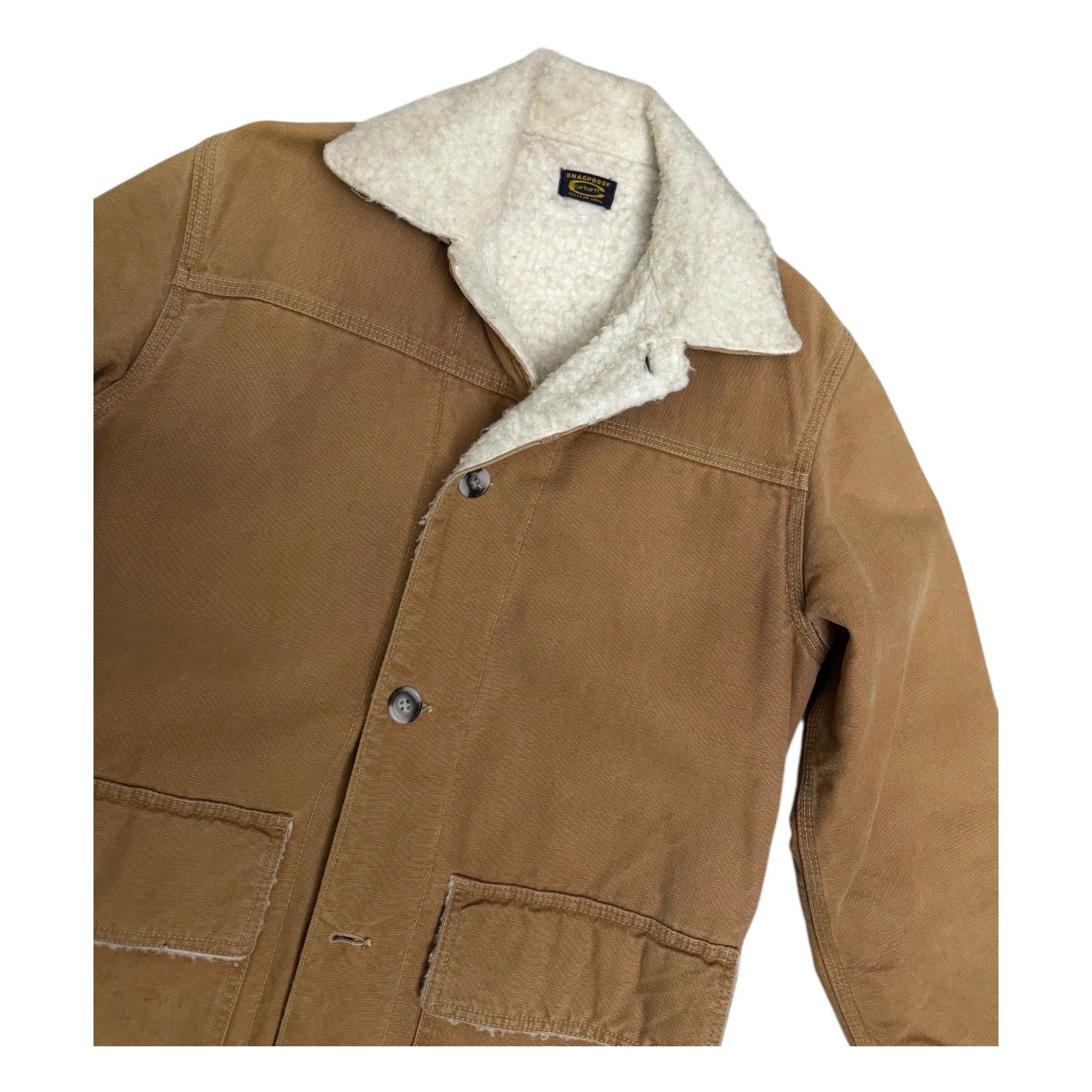 Carhartt RARE CARHARTT Vintage 1960s Snagproof Canvas Chore Coat XS Size US XS / EU 42 / 0 - 4 Thumbnail