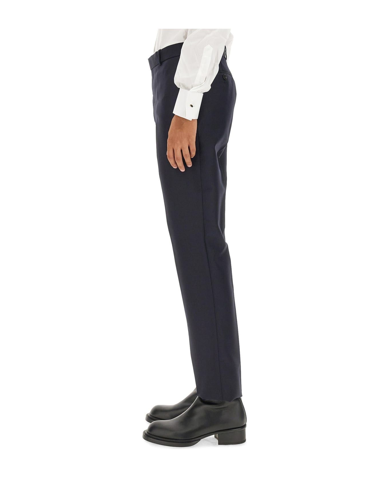Alexander McQueen o1w1db10725 Tailored Cigarette Trousers in Black Size US 34 / EU 50 - 4 Thumbnail