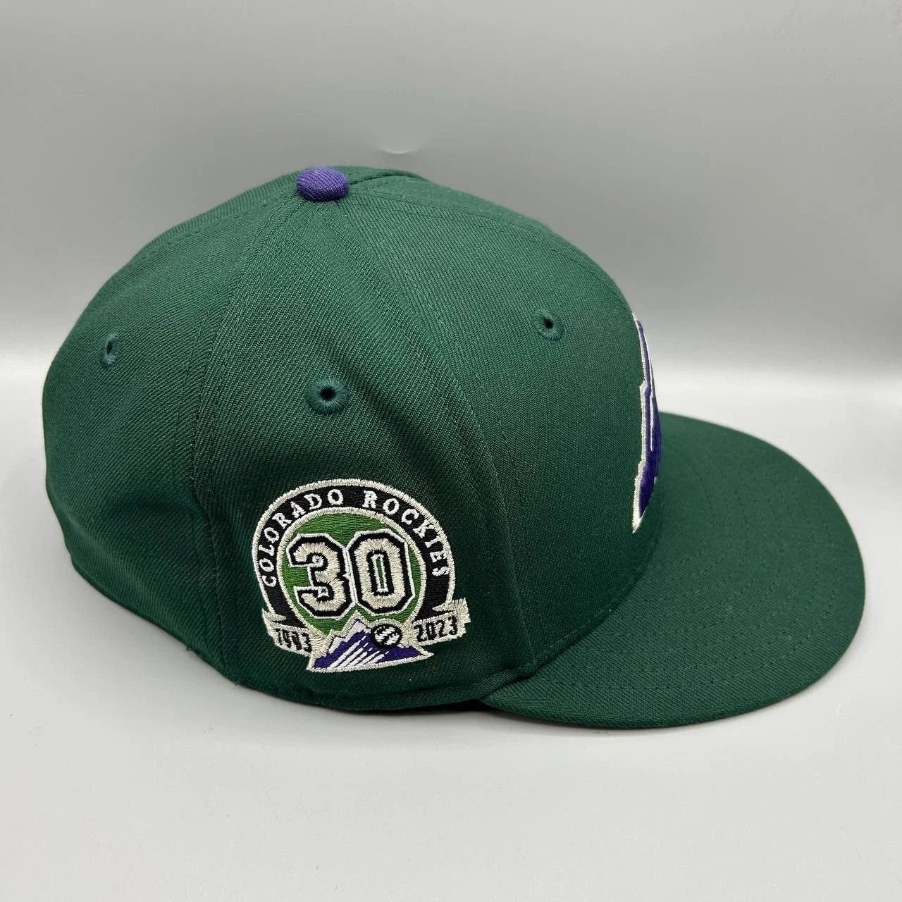 New Era Colorado Rockies Hat Men 7 1/4 Green MLB Fitted Cap Hatclub Size ONE SIZE - 5 Thumbnail