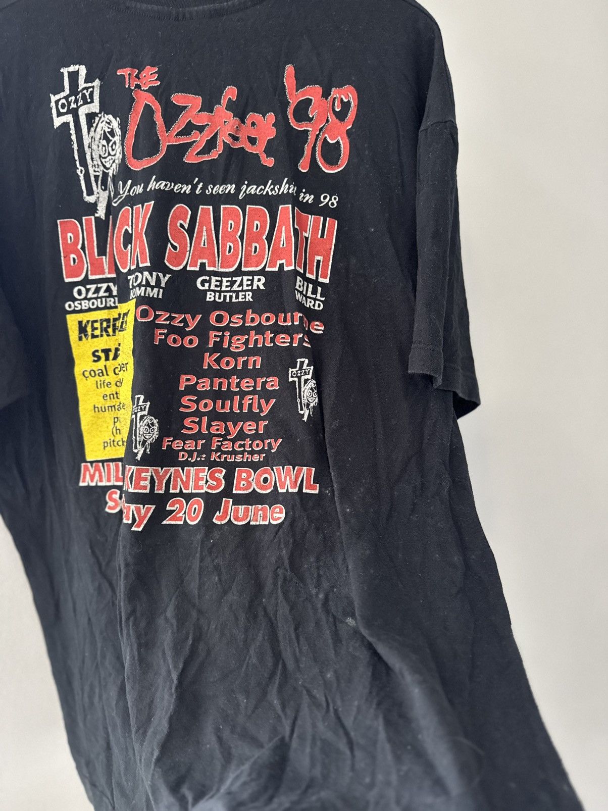 Black Sabbath 90s Black Sabbath All Over Print Single Stitch Bootleg Tee Size US XL / EU 56 / 4 - 8 Thumbnail