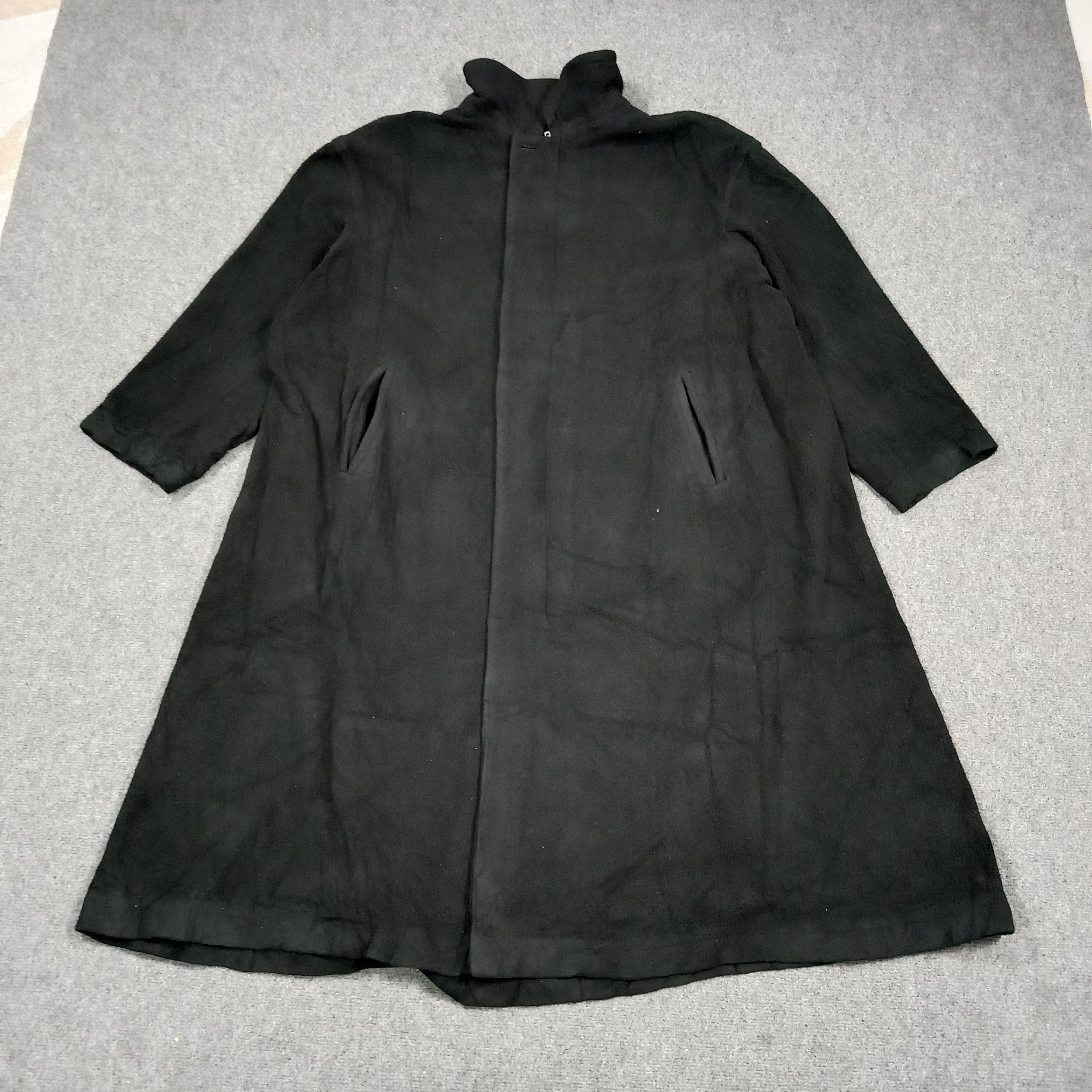 Y's Y's Yohji Yamamoto Fleece Overcoat Heavy Jacket C284N1 Size US XXL / EU 58 / 5 - 1 Thumbnail