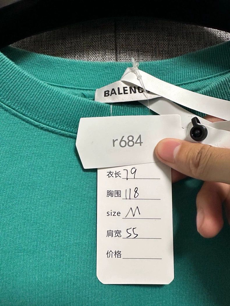 Balenciaga Balenciaga Letter Printed Crewneck Short Sleeve T-Shirt Si Size US M / EU 48-50 / 2 - 5 Thumbnail