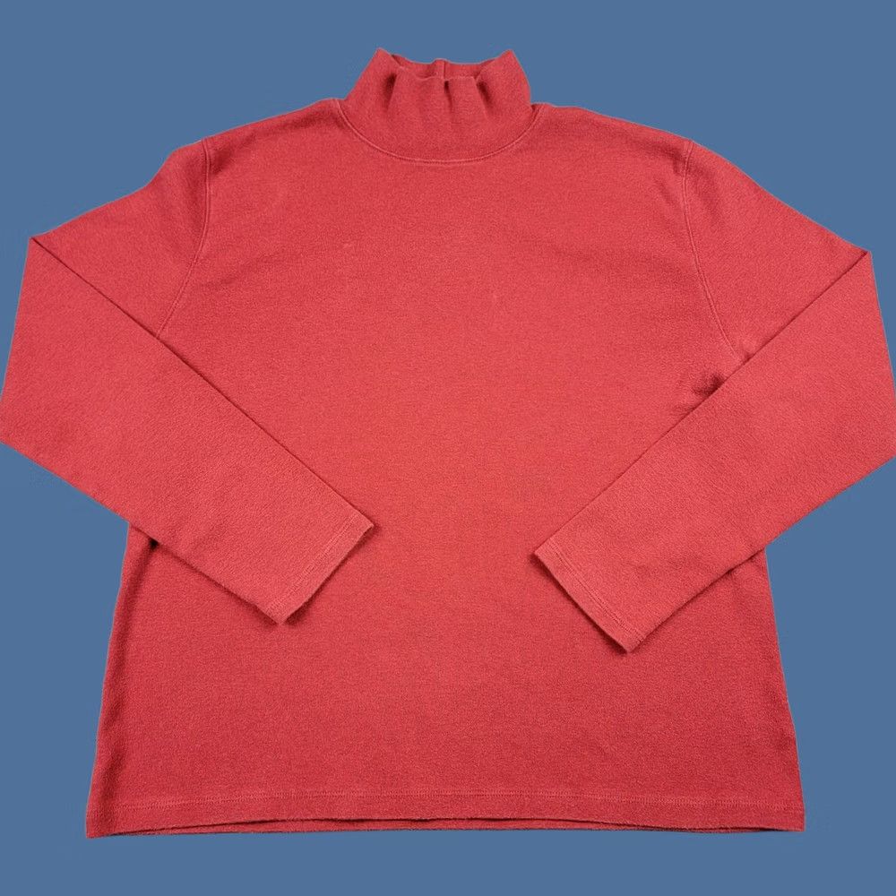 Pendleton Pendleton Sweater Womens Large Mock Neck Pullover Long Sleeve Red Pullover Knit Casual Size L / US 10 / IT 46 - 1 Thumbnail