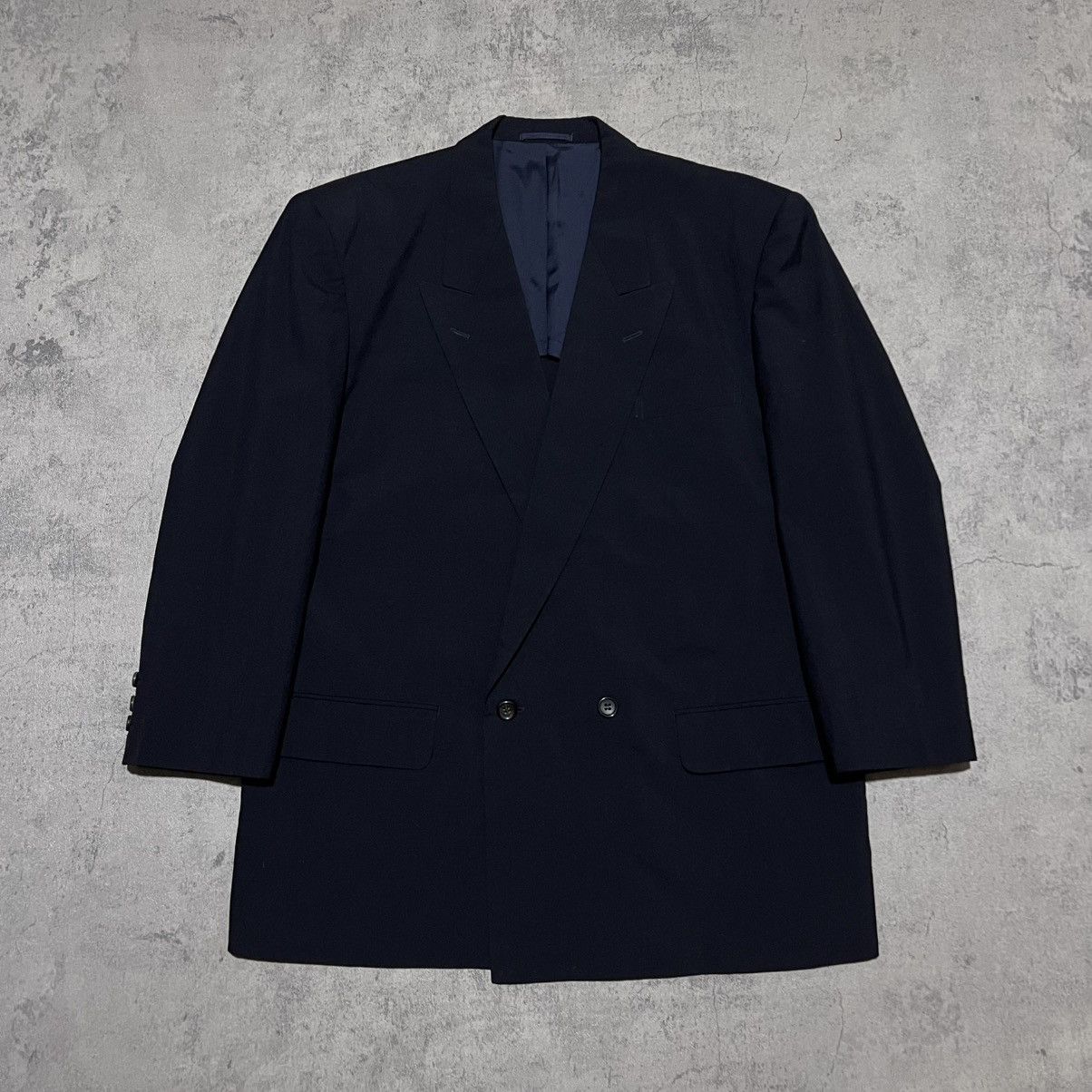 Comme des Garcons Homme 1989 Comme des Garçons Homme Double Breasted Wool Blazer Size 42L - 2 Thumbnail