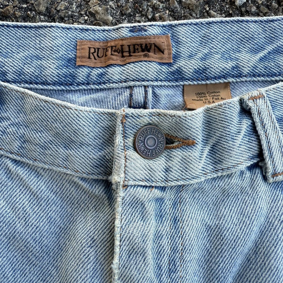 Other VINTAGE RUFF HEWN USA TALON ZIP FADED JEAN DENIM PANTS Size US 34 / EU 50 - 5 Thumbnail