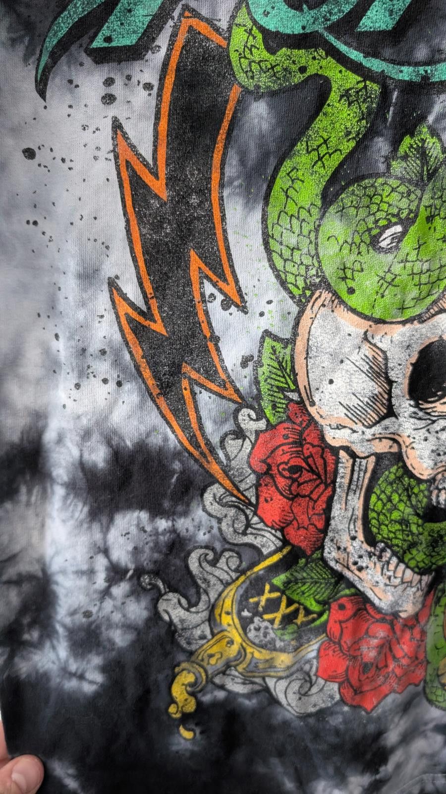 Other Poison Band T-Shirt Skull Snake Graphic Tie Dye Adult Small Size US S / EU 44-46 / 1 - 3 Thumbnail