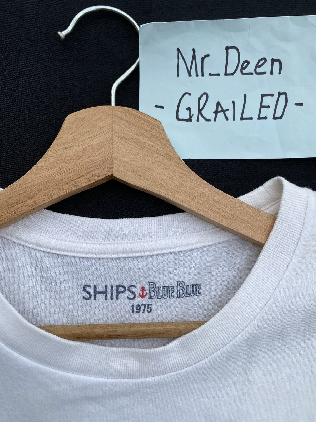 Blue Blue Japan Rare Vintage SHIPS Blue Blue 1975 Tshirt Size US L / EU 52-54 / 3 - 9 Thumbnail