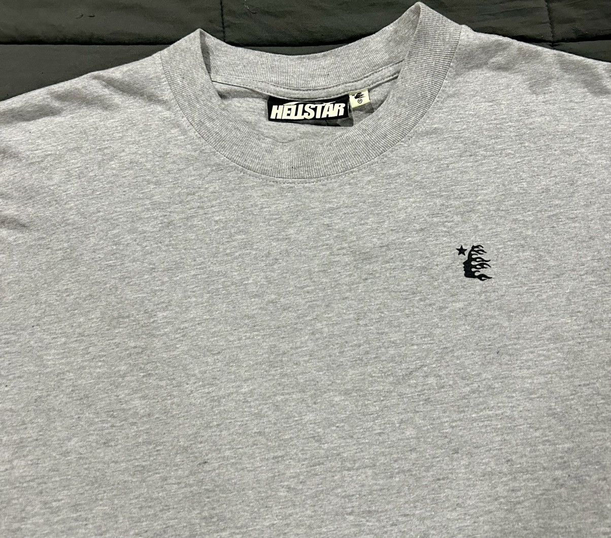 HELLSTAR Hellstar Studios Basic Logo T-Shirt “Heather Grey” size Med Size US M / EU 48-50 / 2 - 3 Thumbnail
