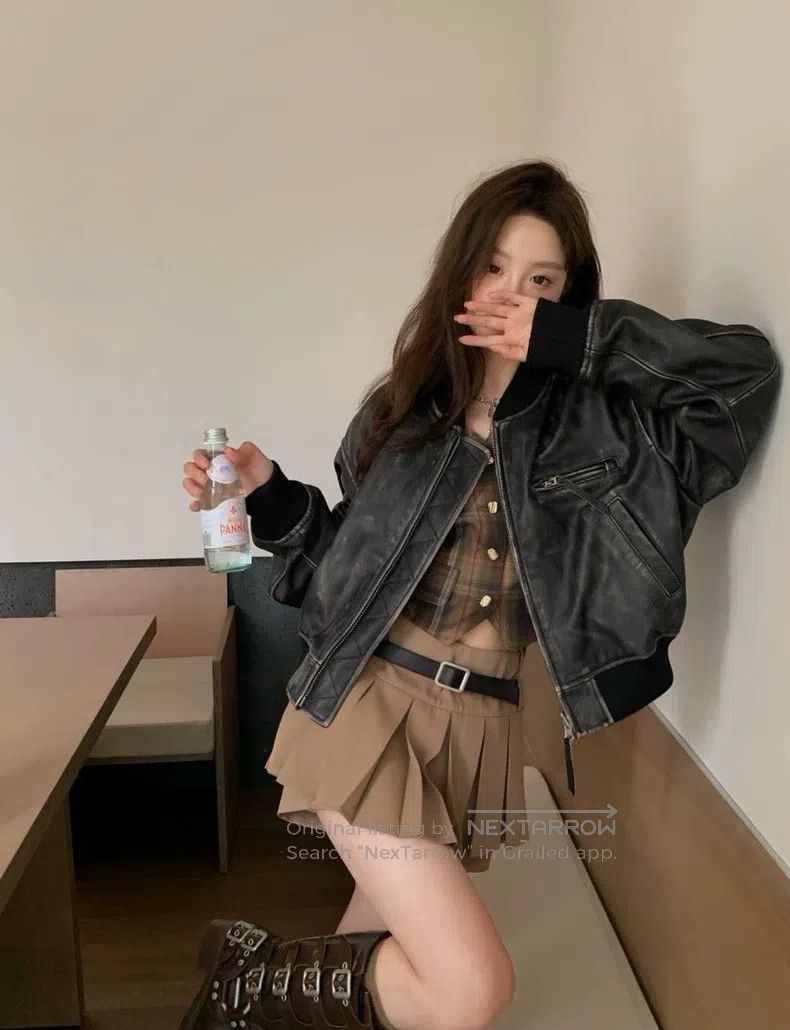 Acne Studios Acne Studios Leather Jacket Size XXS / US 00 / IT 34 - 1 Thumbnail